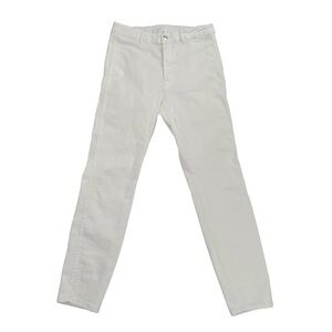 H&M &denim Women’s White Skinny High Waist Ankle Length Jeans Size 30